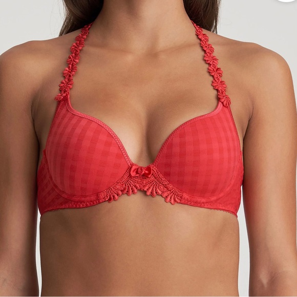 New w/o Tags. Marie Jo Avero Padded Convertible Bra 010-0416, Red 36E & 34D - Picture 2 of 7